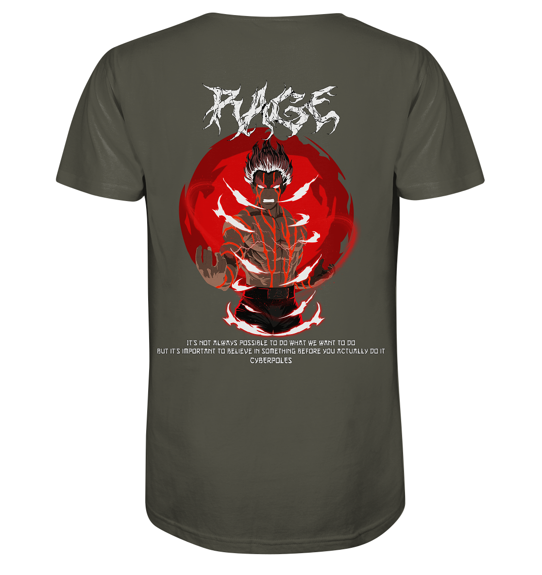 Might Guy X Rage - Organic Shirt