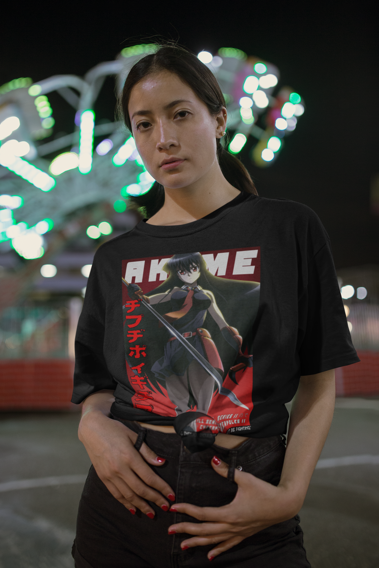 Akame X Cyberpoles - Organic Oversize Shirt