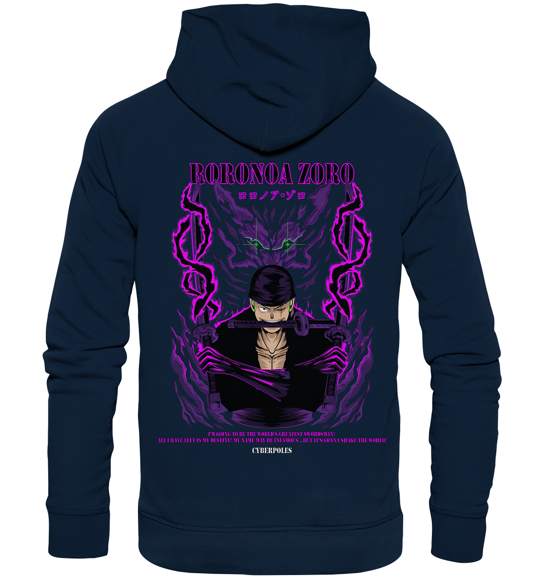 Zoro X Swordsman - Organic Basic Hoodie