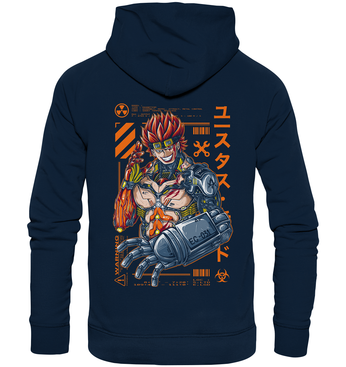 Eustass Kid - Organic Basic Hoodie