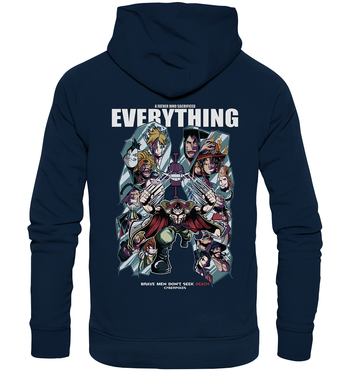 Whitebeard X Father of all - Organic Basic Hoodie