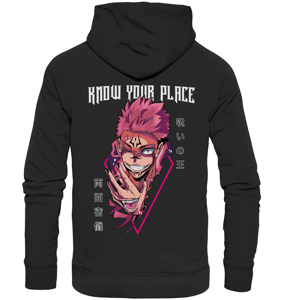 Sukuna X Know Your Place - Organic Basic Hoodie