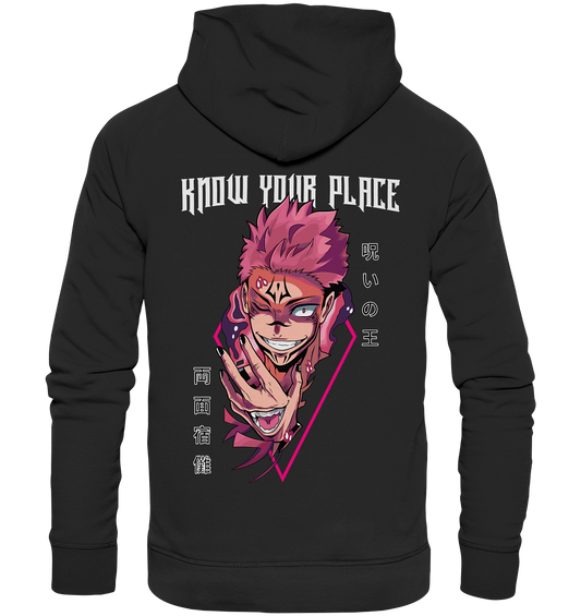 Sukuna X Know Your Place - Organic Basic Hoodie