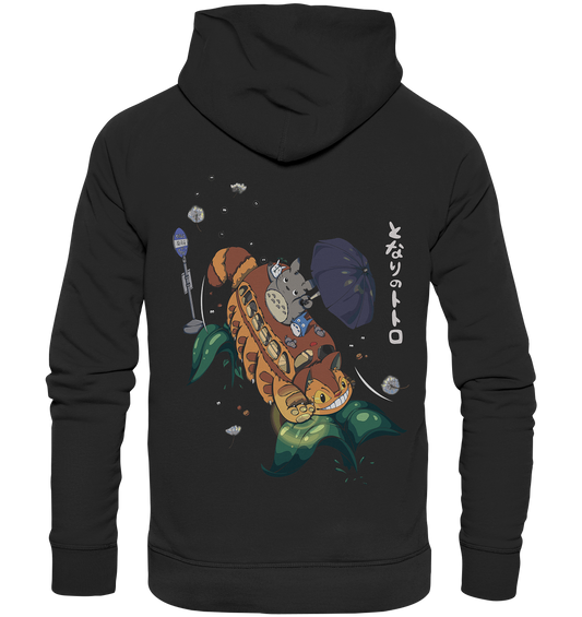 Totoro X Catbus - Organic Basic Hoodie