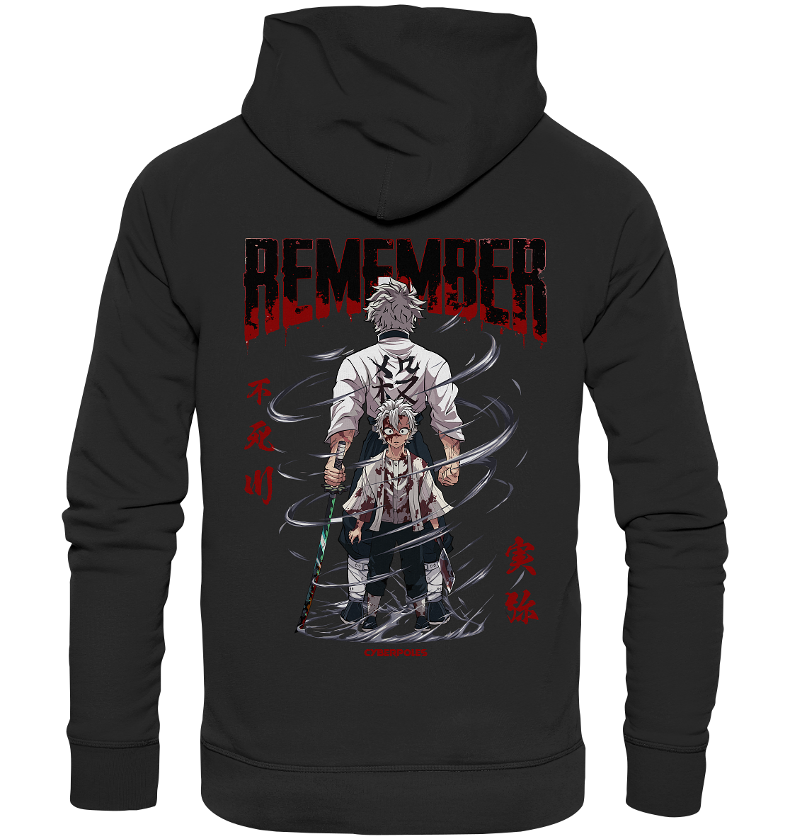 Sanemi X Remember - Organic Basic Hoodie