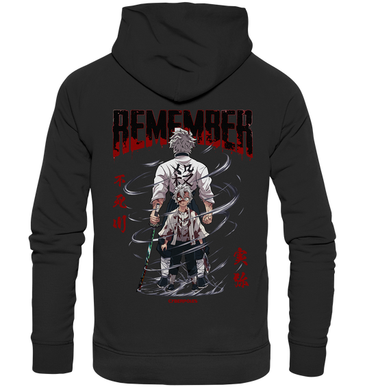 Sanemi X Remember - Organic Basic Hoodie