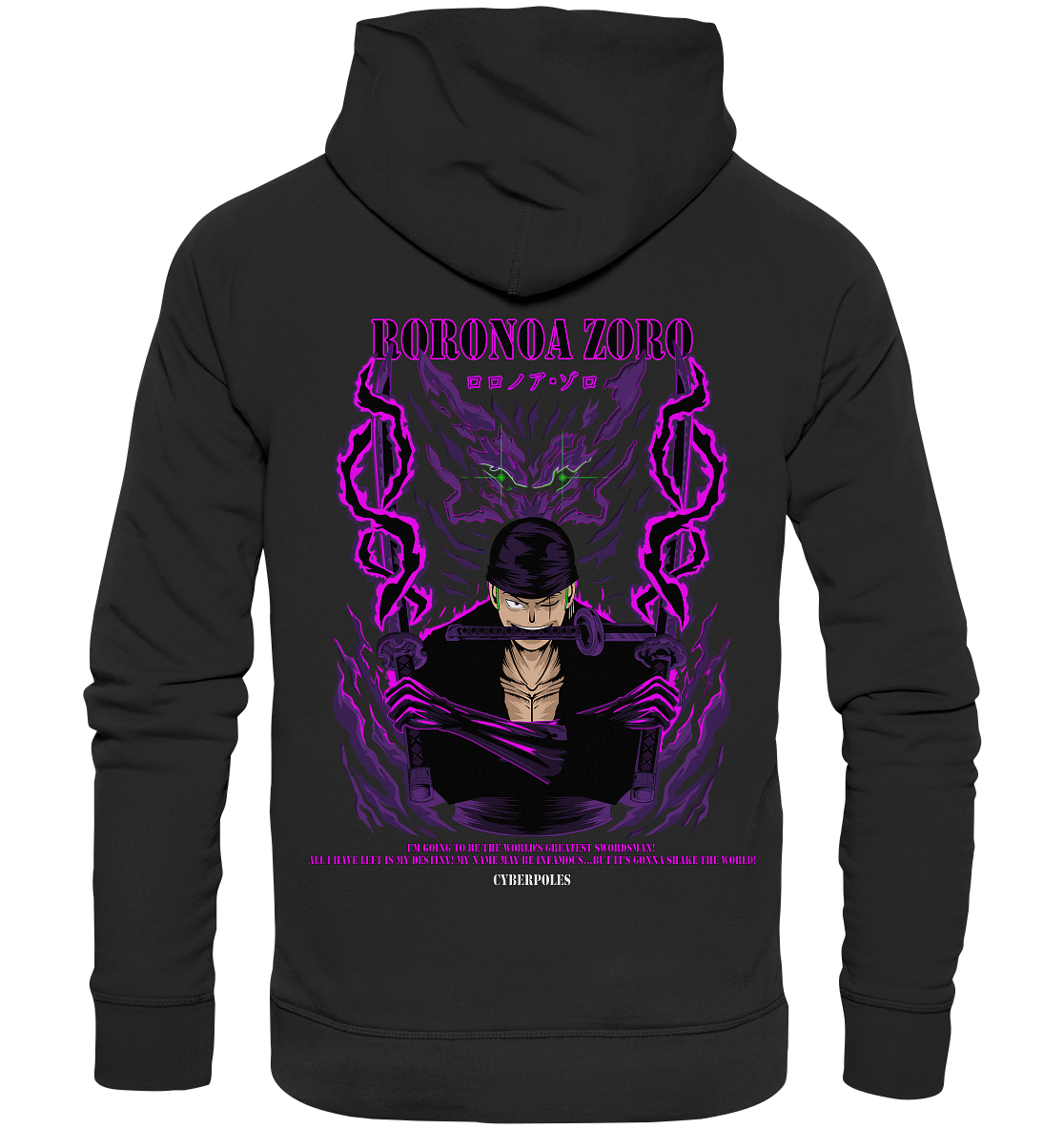 Zoro X Swordsman - Organic Basic Hoodie