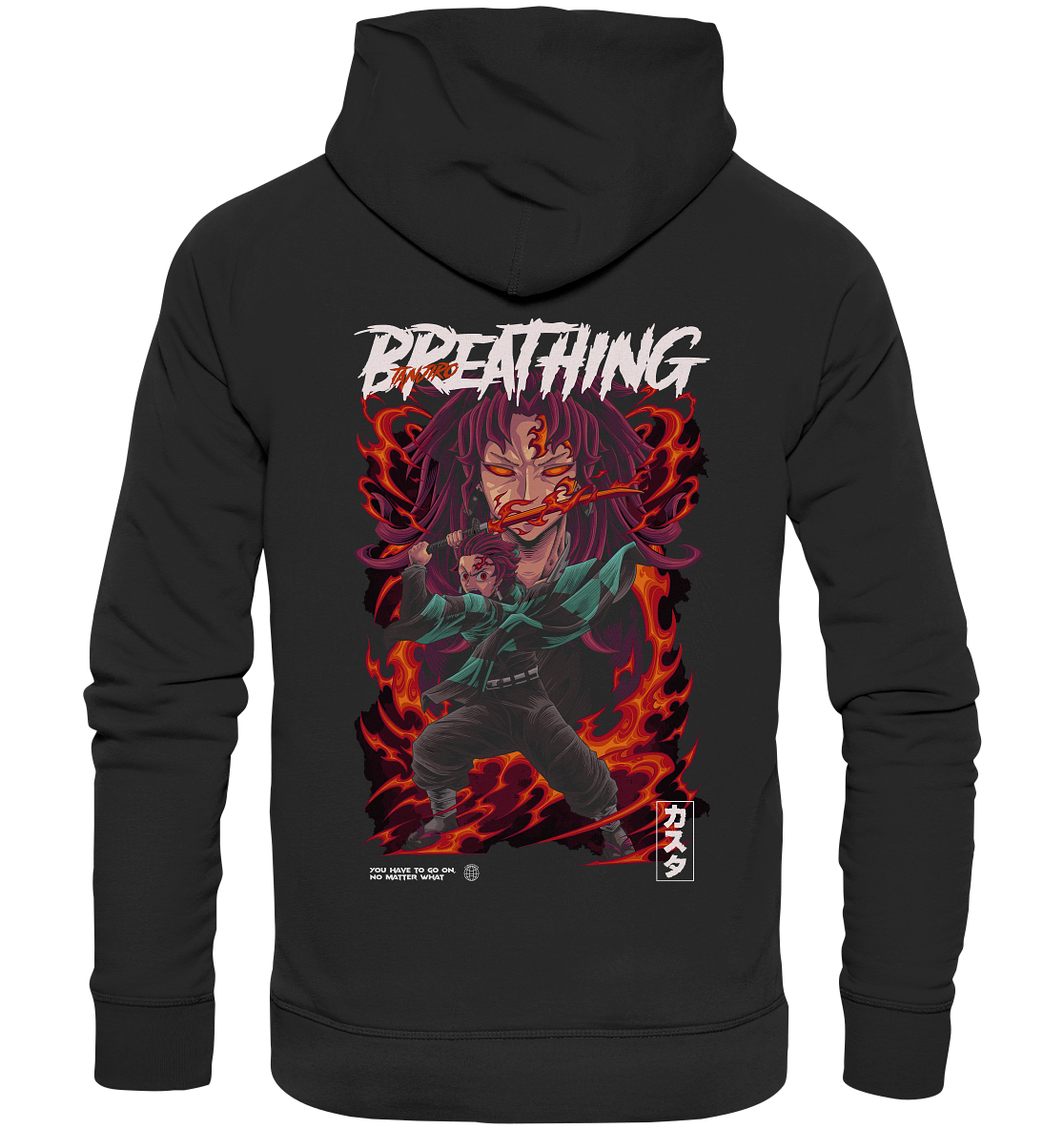Tanjiro X Breathing - Organic Basic Hoodie
