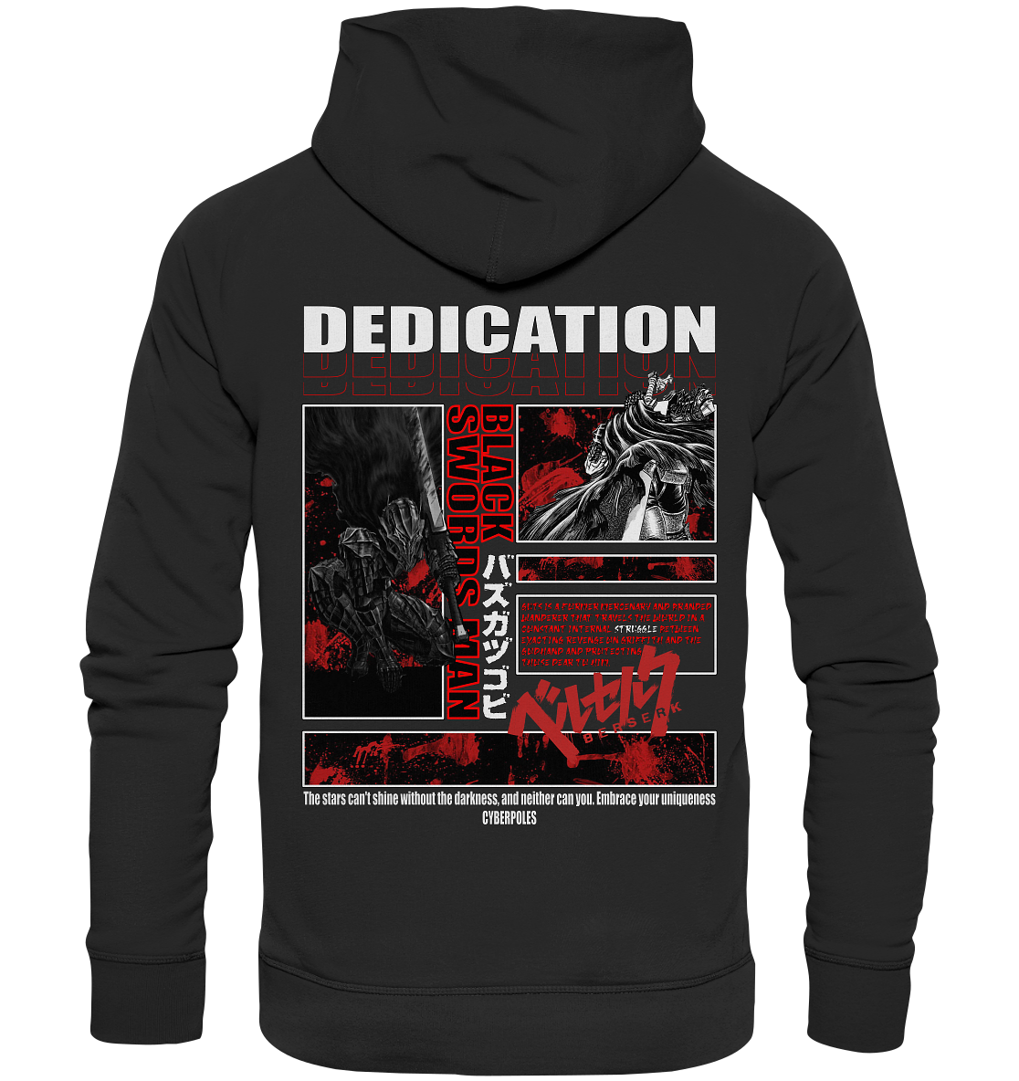 Guts X Dedication- Organic Basic Hoodie