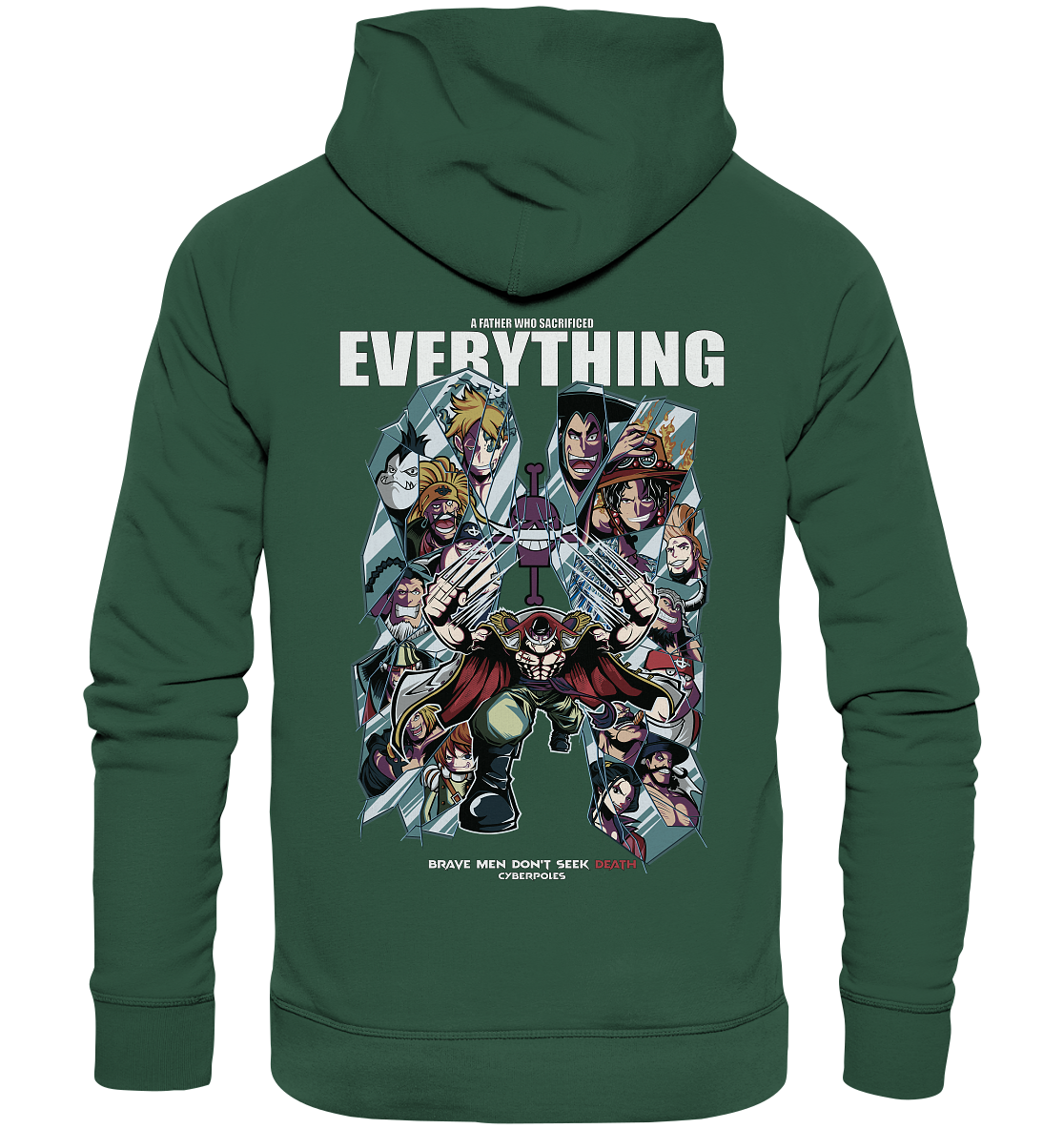 Whitebeard X Father of all - Organic Basic Hoodie