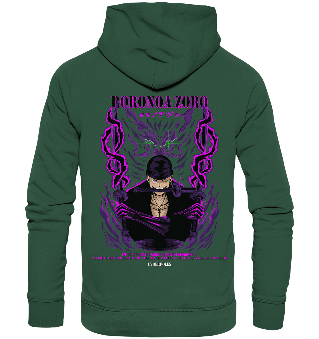 Zoro X Swordsman - Organic Basic Hoodie