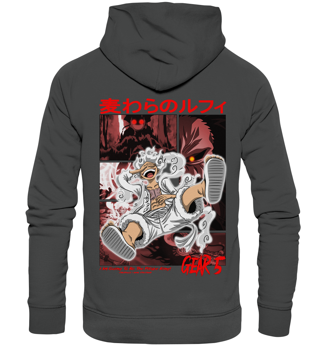 Luffy X Gear 5 - Organic Basic Hoodie