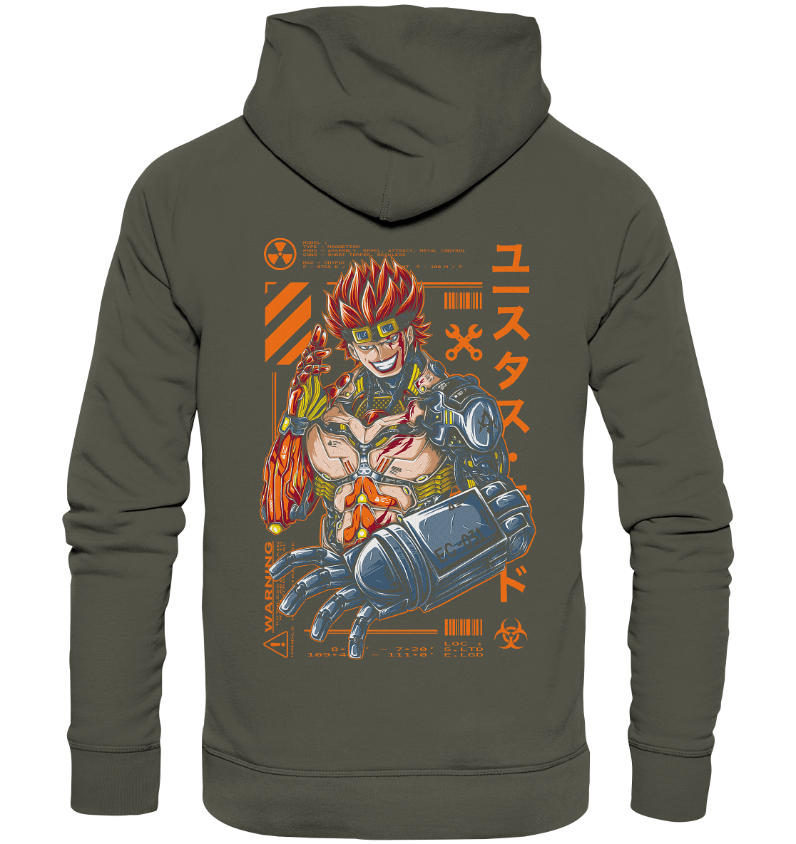Eustass Kid - Organic Basic Hoodie