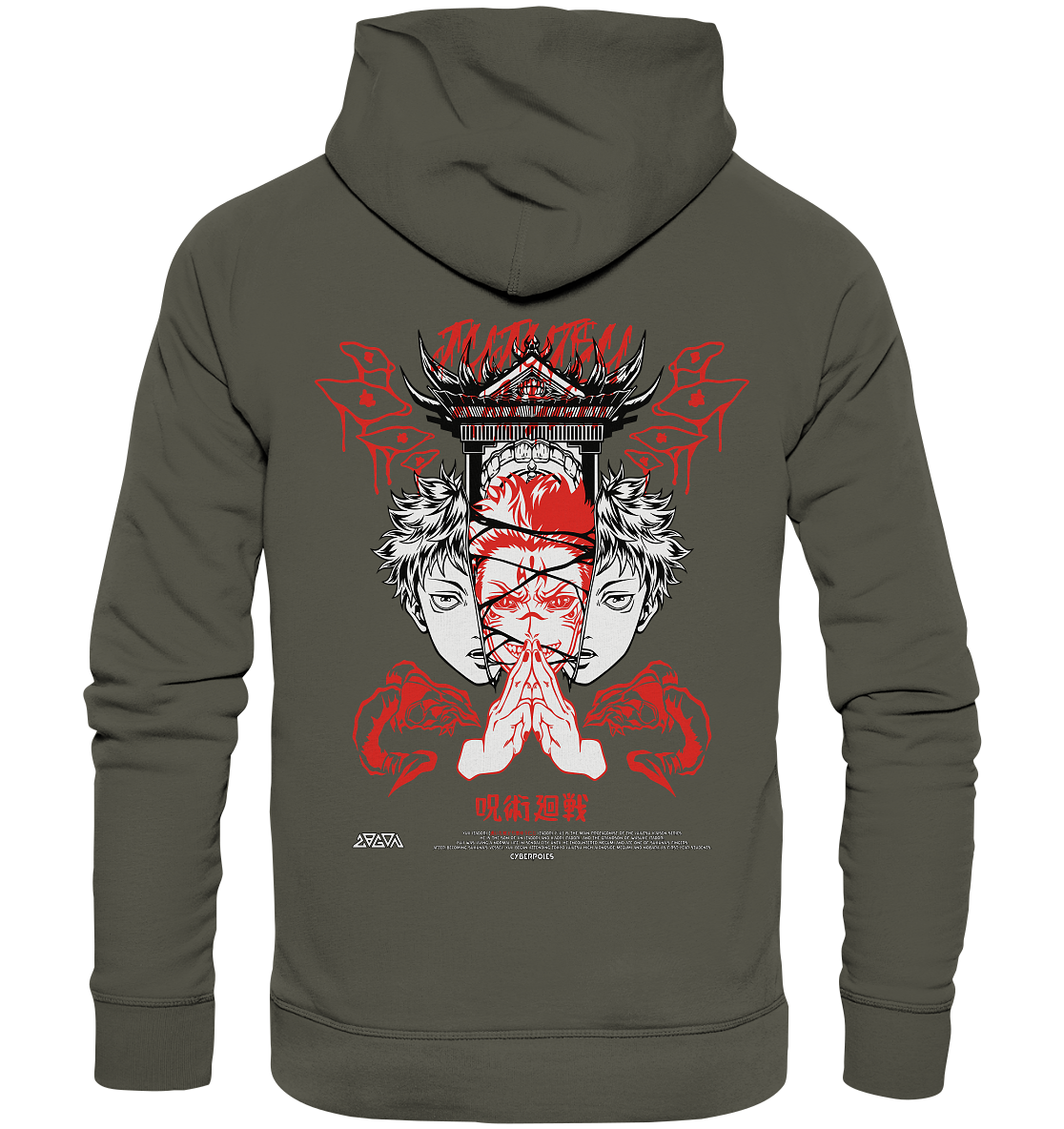 Yuji X Sukuna - Organic Basic Hoodie