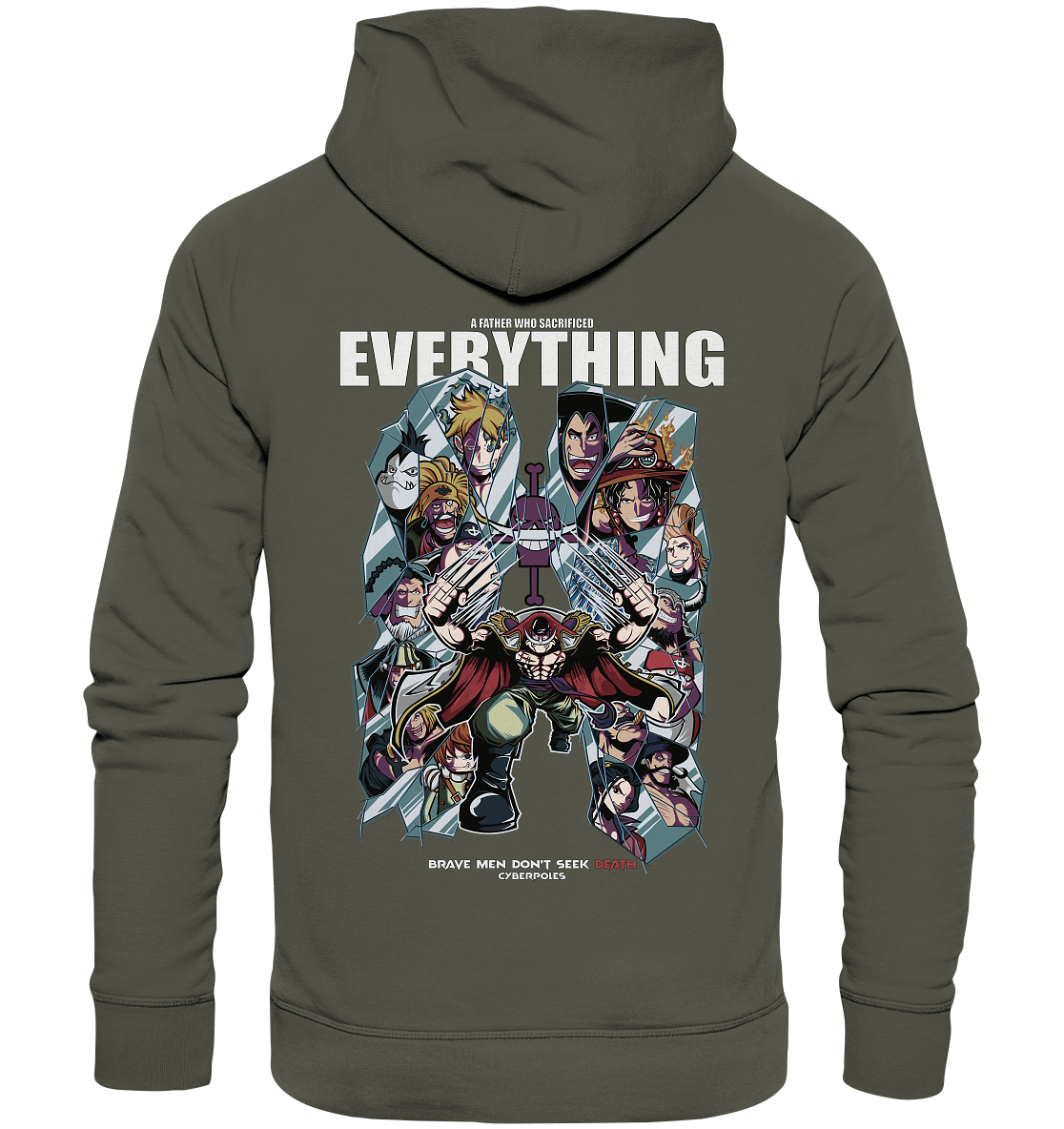 Whitebeard X Father of all - Organic Basic Hoodie