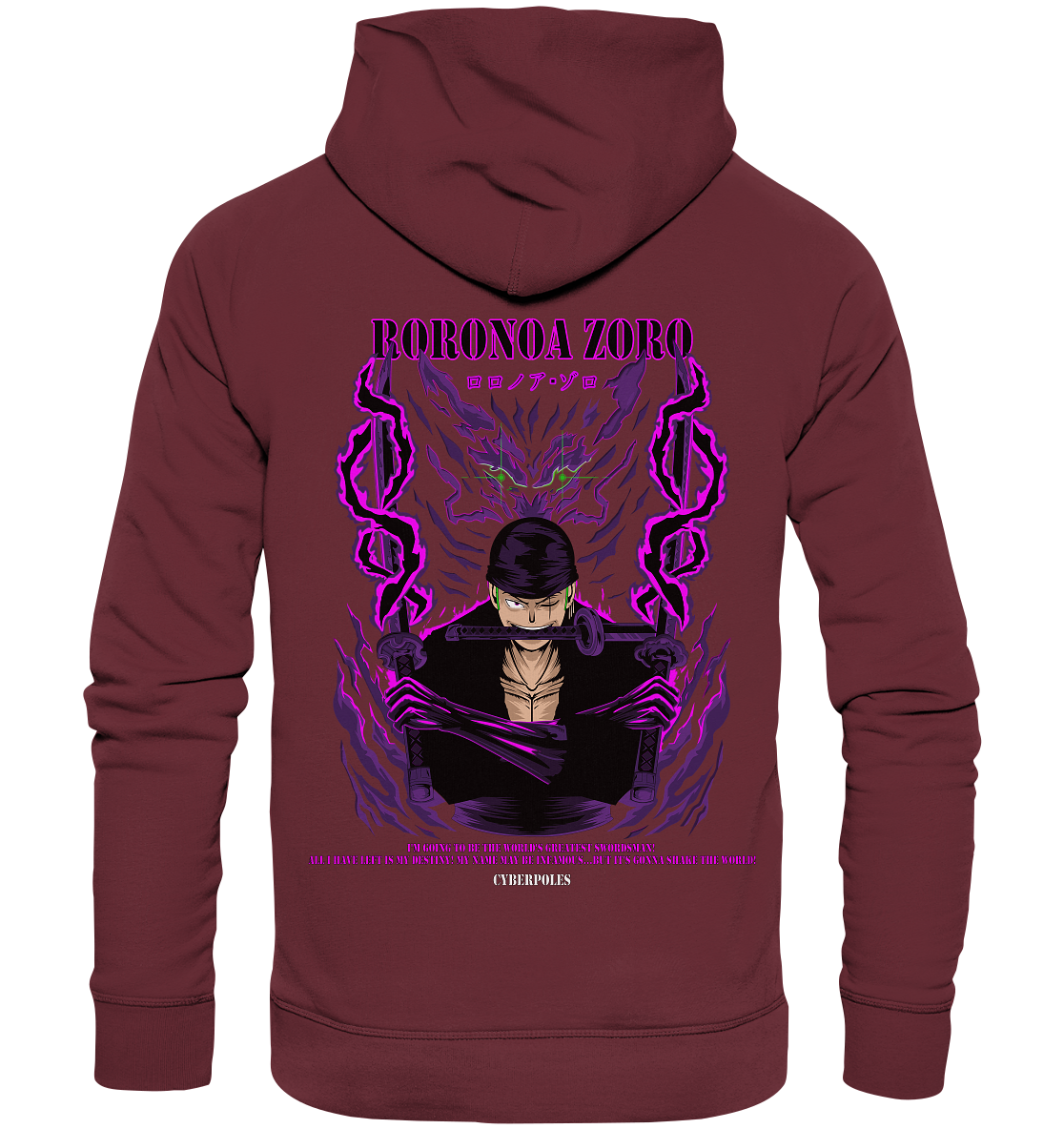 Zoro X Swordsman - Organic Basic Hoodie