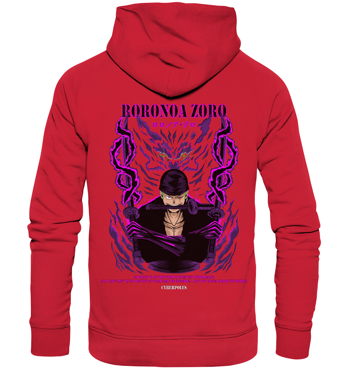 Zoro X Swordsman - Organic Basic Hoodie