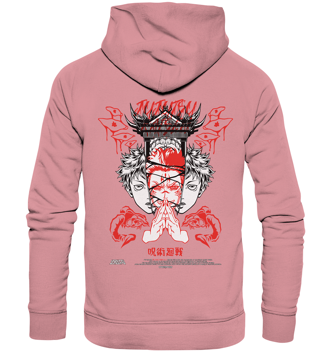 Yuji X Sukuna - Organic Basic Hoodie