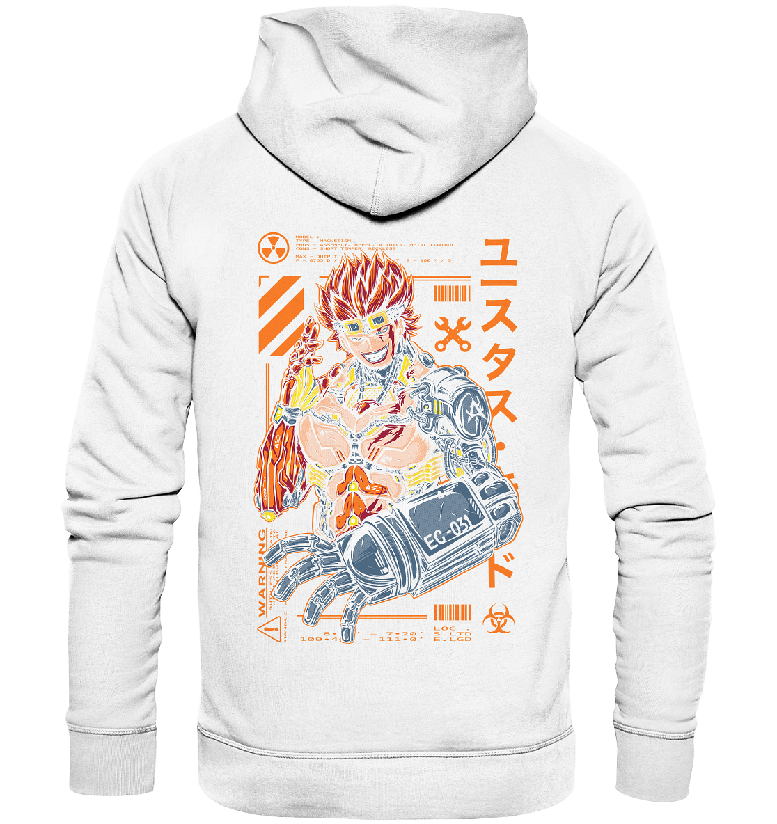 Eustass Kid - Organic Basic Hoodie