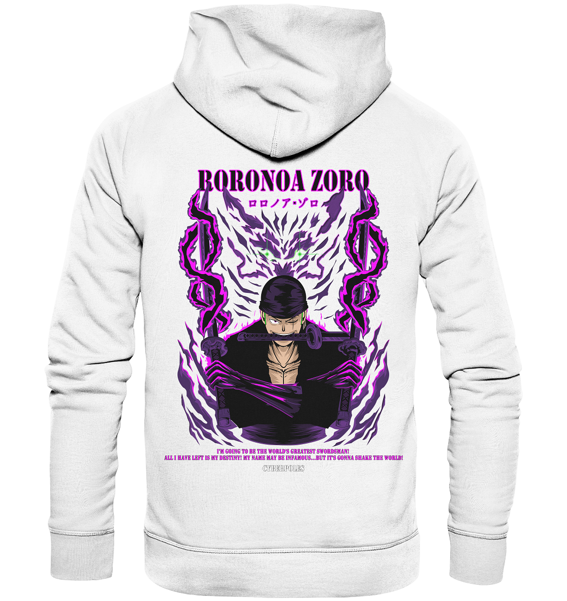 Zoro X Swordsman - Organic Basic Hoodie