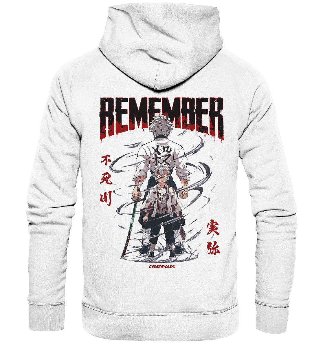 Sanemi X Remember - Organic Basic Hoodie