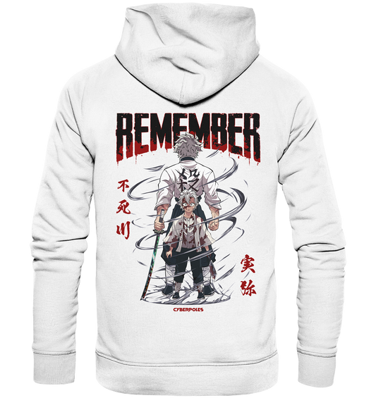 Sanemi X Remember - Organic Basic Hoodie