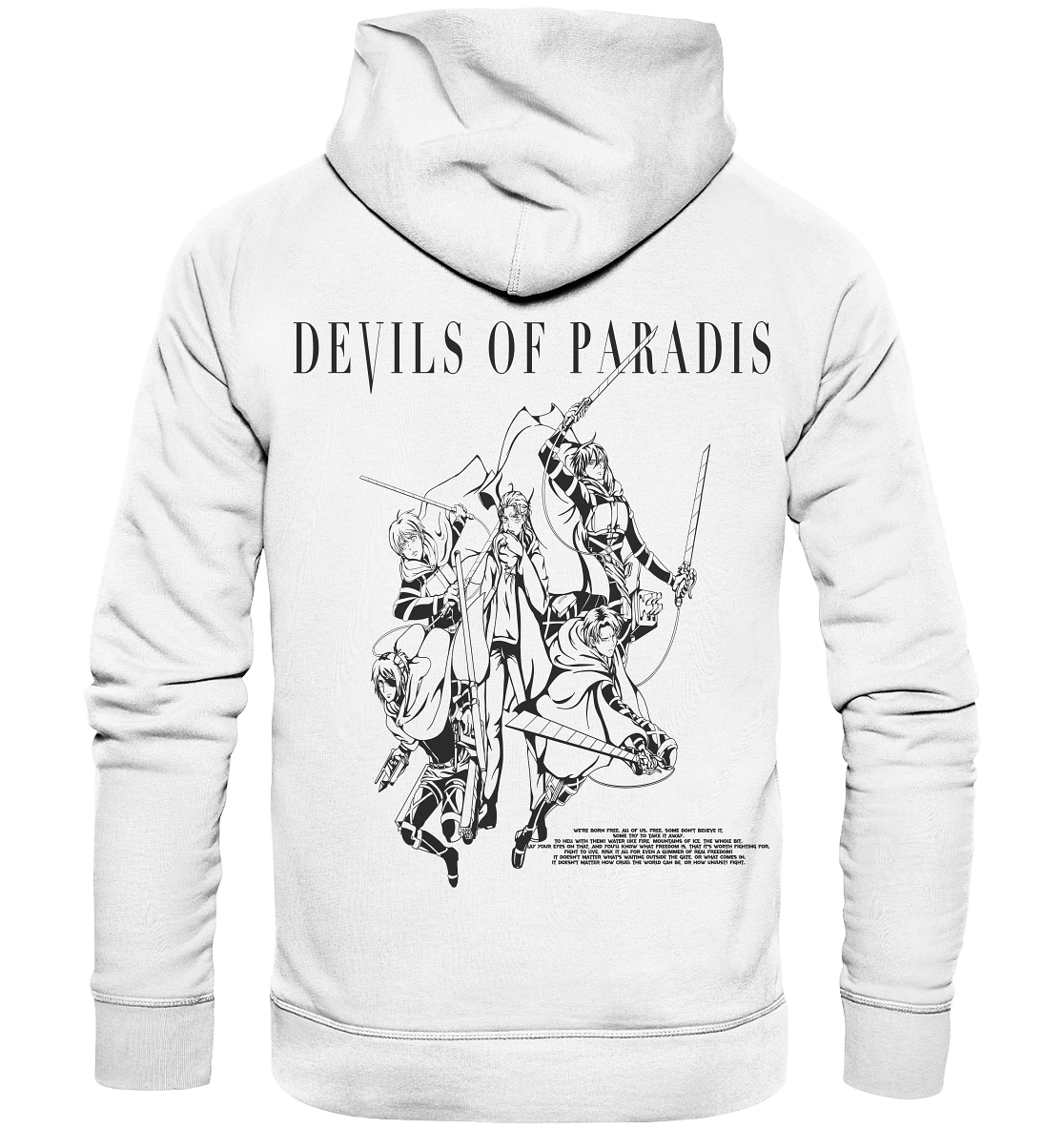 Devils of Paradis  - Organic Basic Hoodie