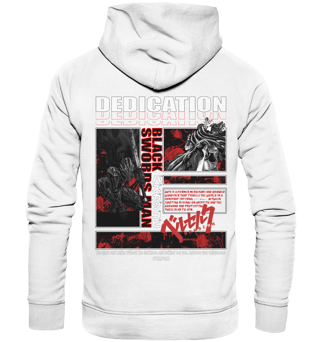 Guts X Dedication- Organic Basic Hoodie