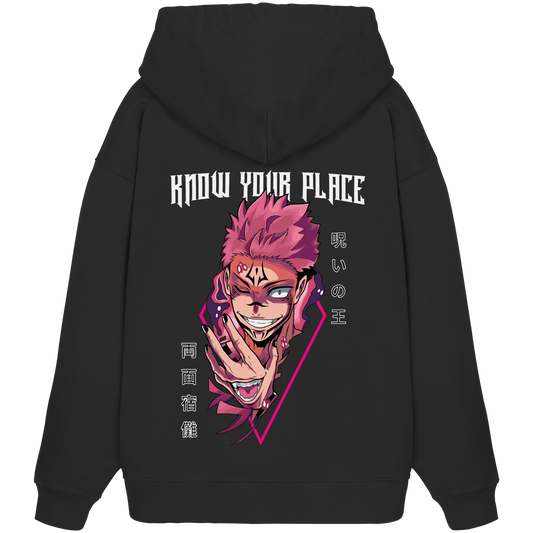 Sukuna X Know Your Place - Organic Oversize Hoodie