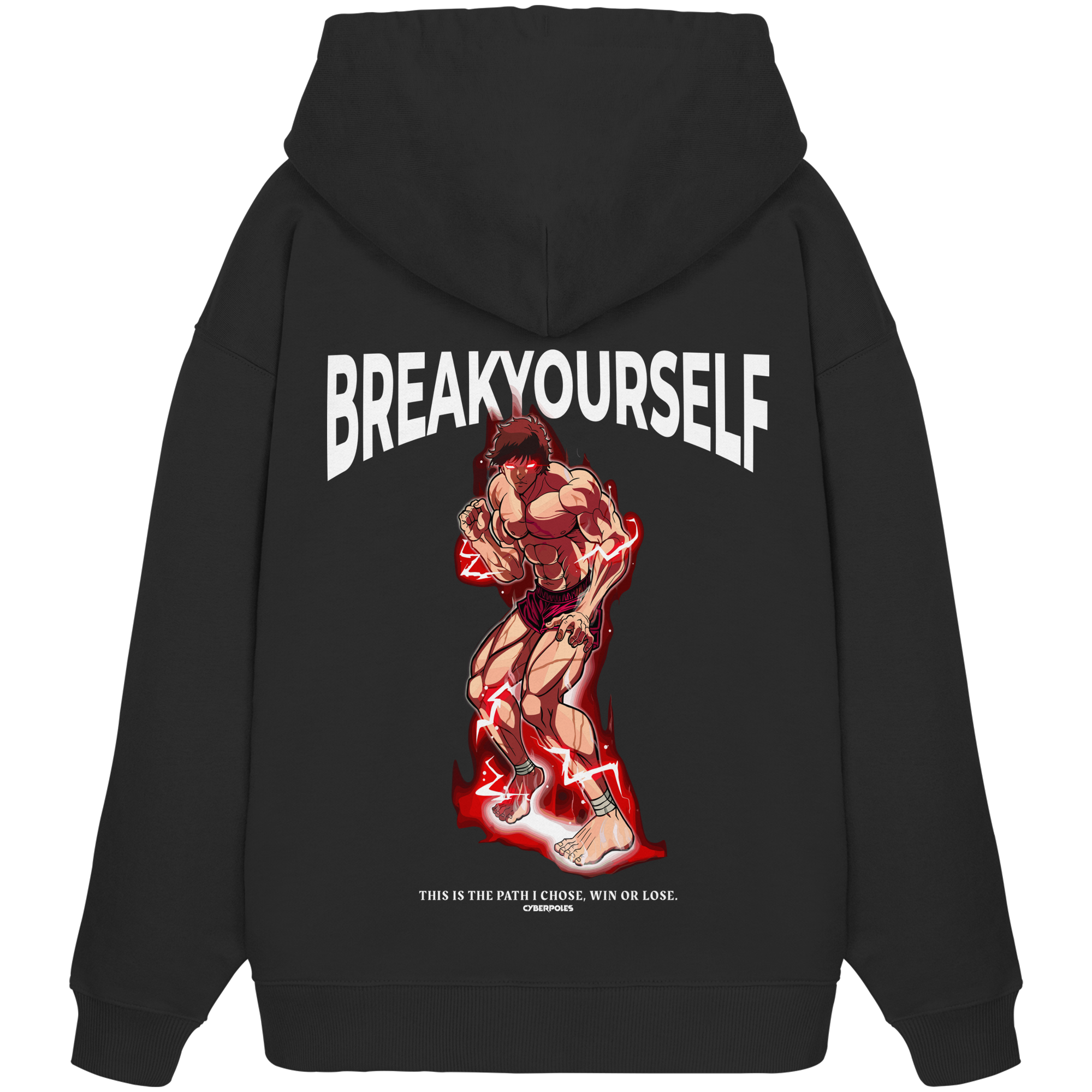 Baki X Break Yourself - Organic Oversize Hoodie