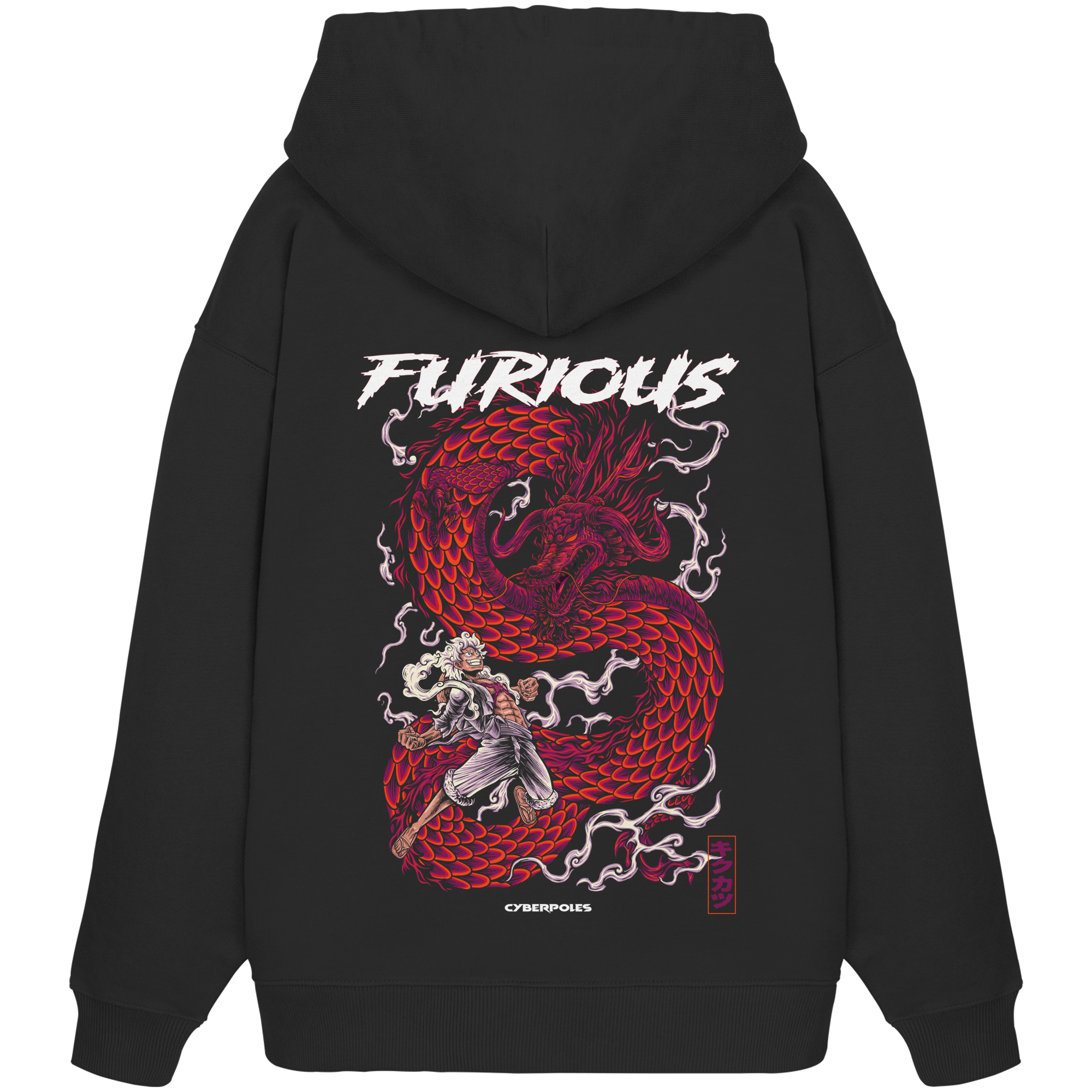 Luffy X Kaido - Organic Oversize Hoodie