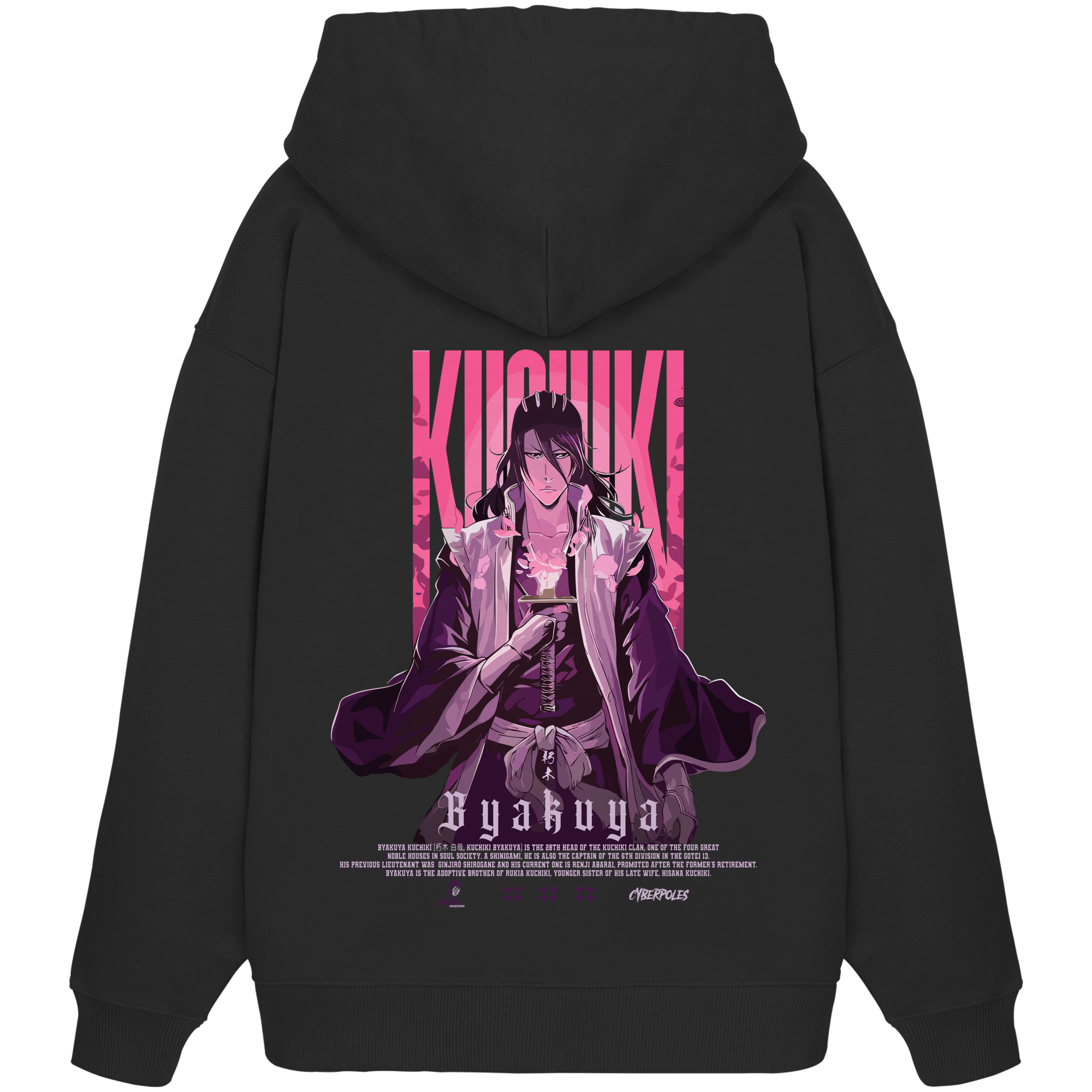 Byakuya X Bleach Collection - Organic Oversize Hoodie