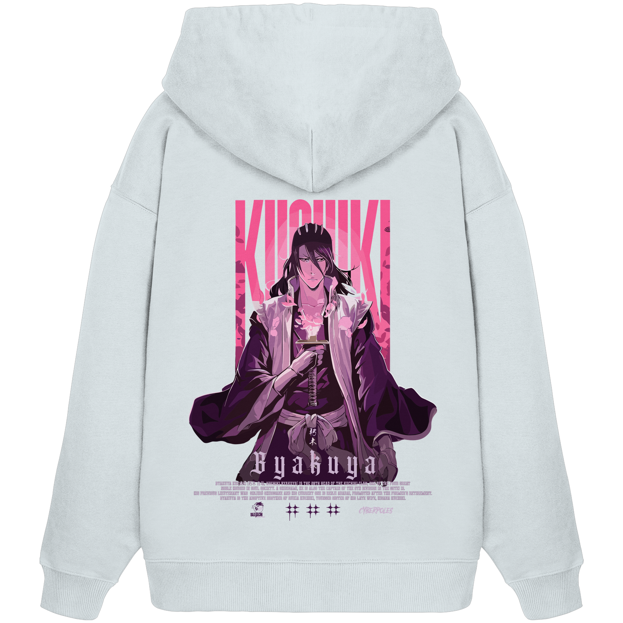 Byakuya X Bleach Collection - Organic Oversize Hoodie