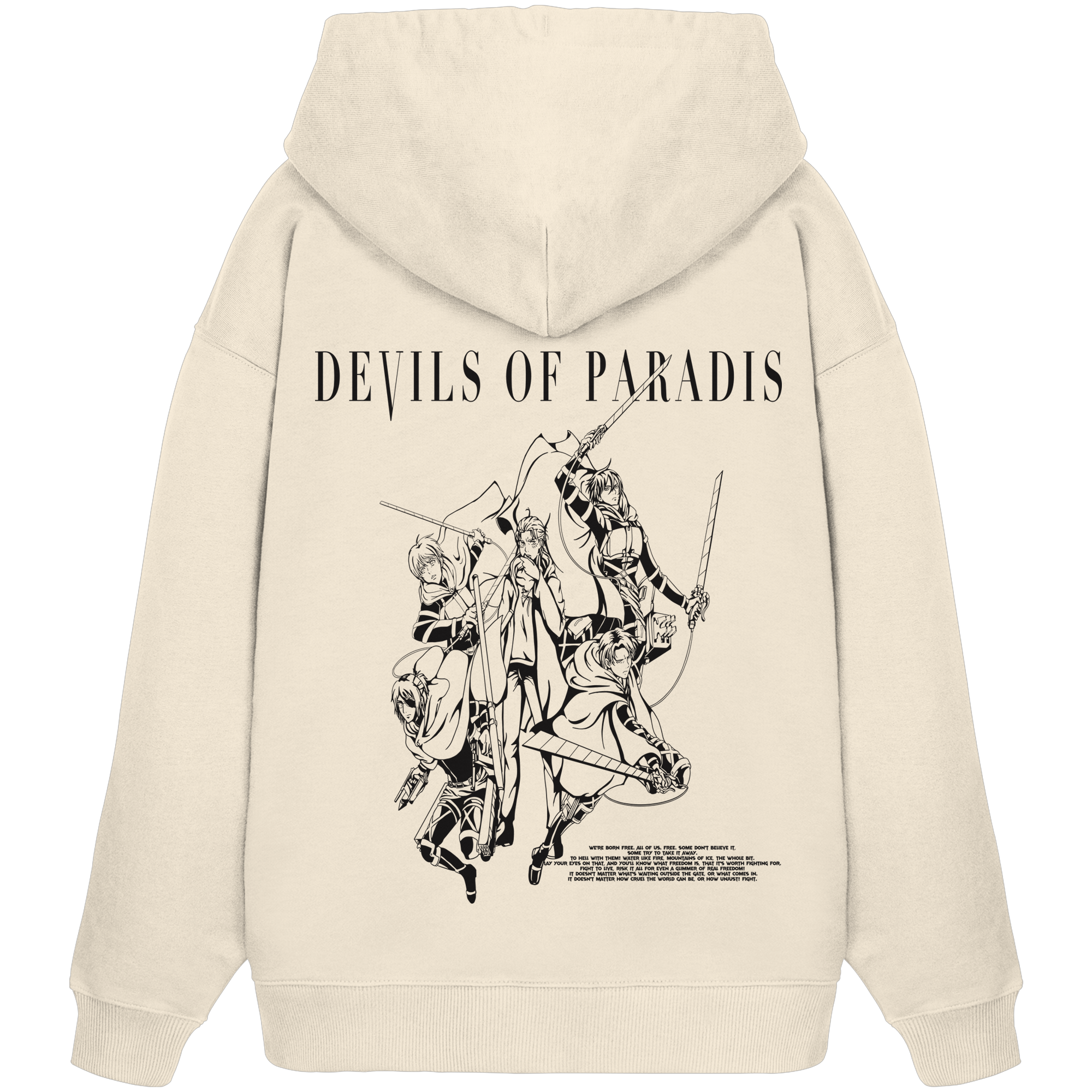 Devils of Paradis - Organic Oversize Hoodie