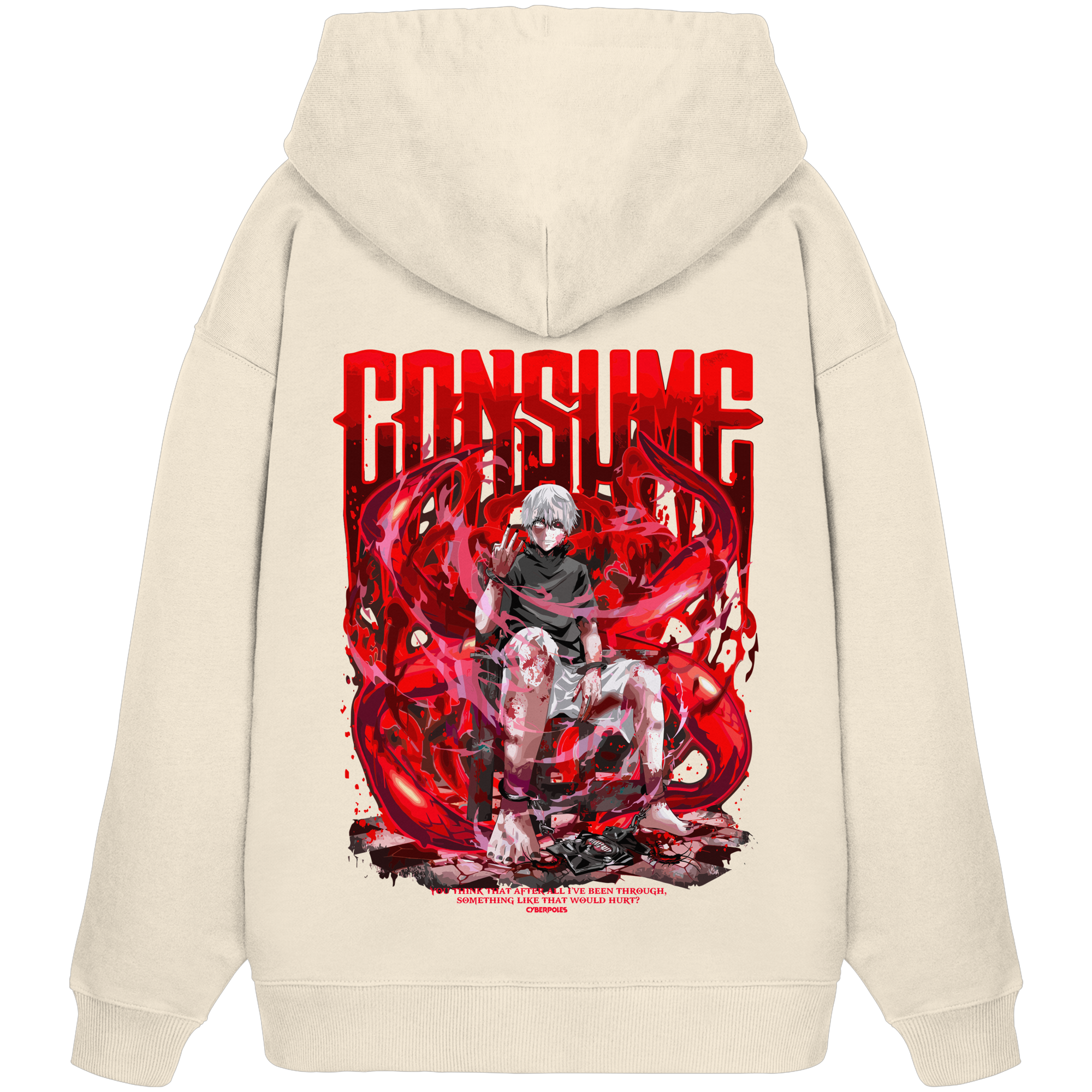 Kaneki X Consume - Organic Oversize Hoodie