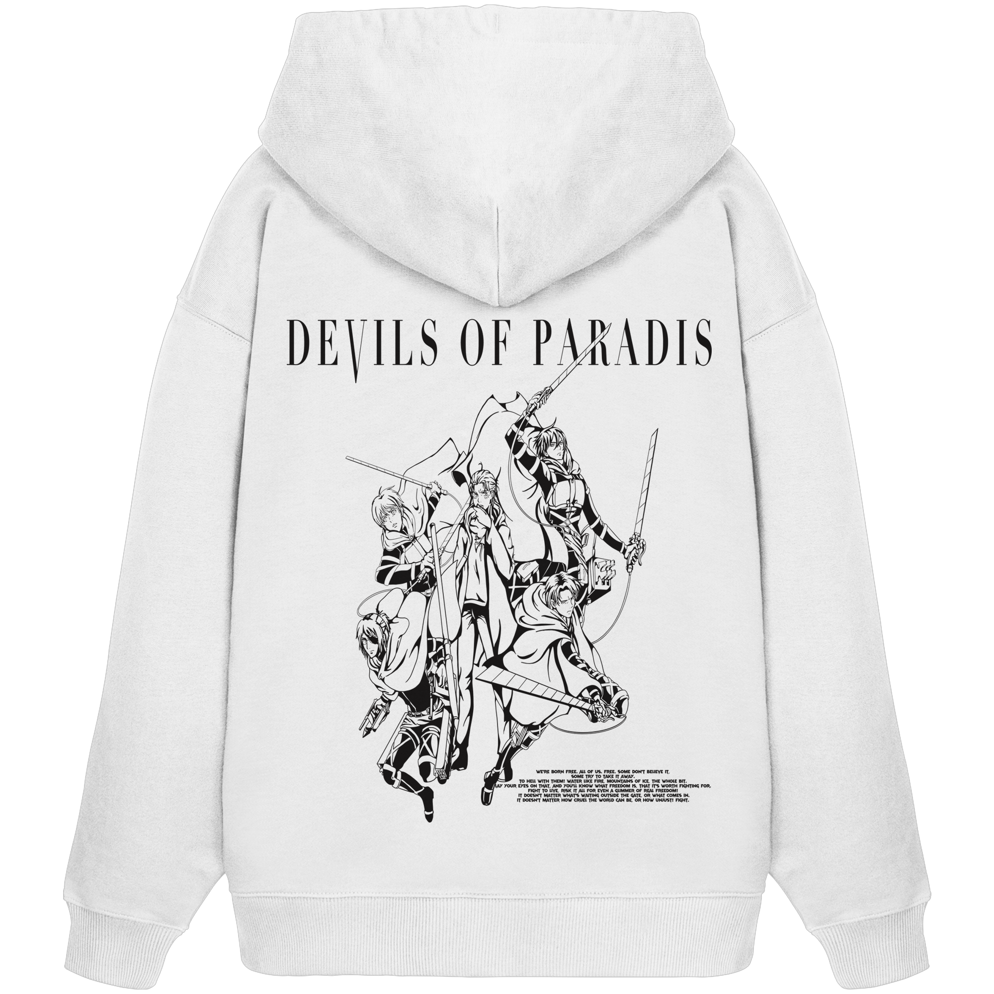 Devils of Paradis - Organic Oversize Hoodie
