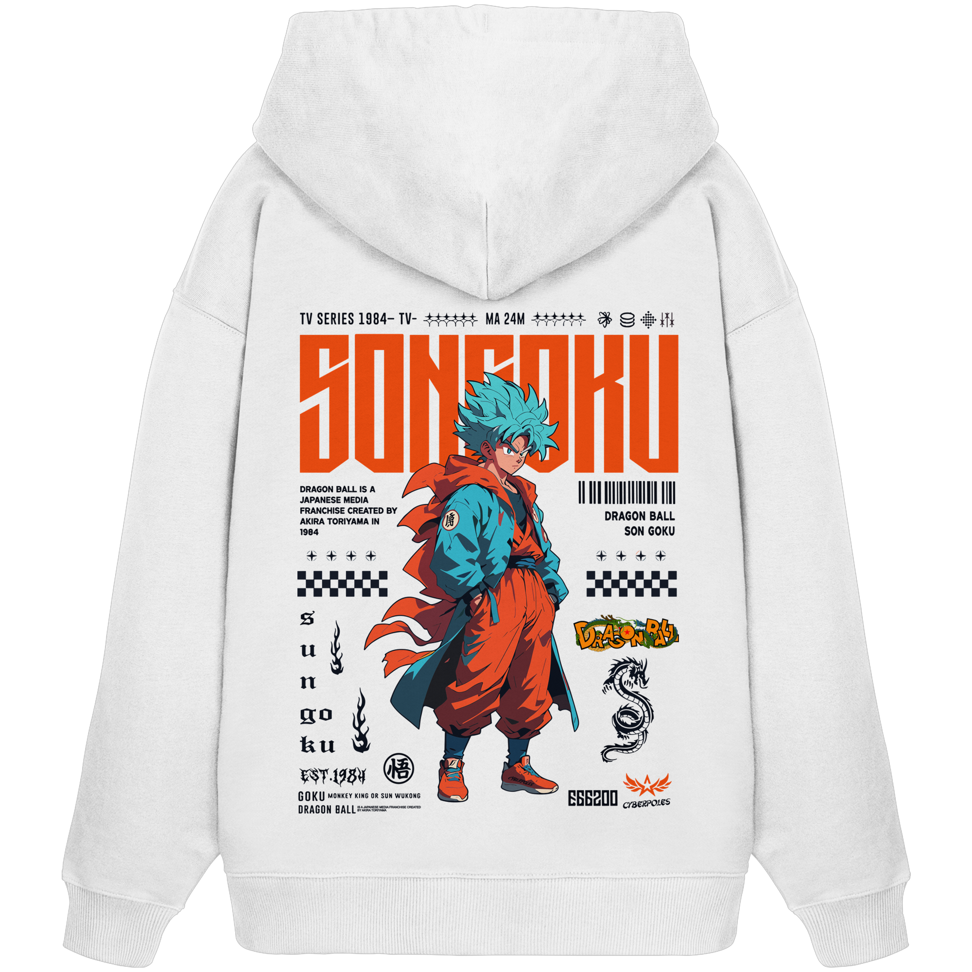 Goku X Sun Wukong - Organic Oversize Hoodie