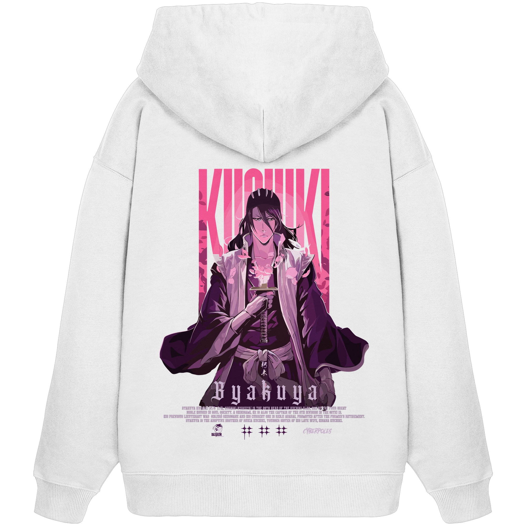 Byakuya X Bleach Collection - Organic Oversize Hoodie