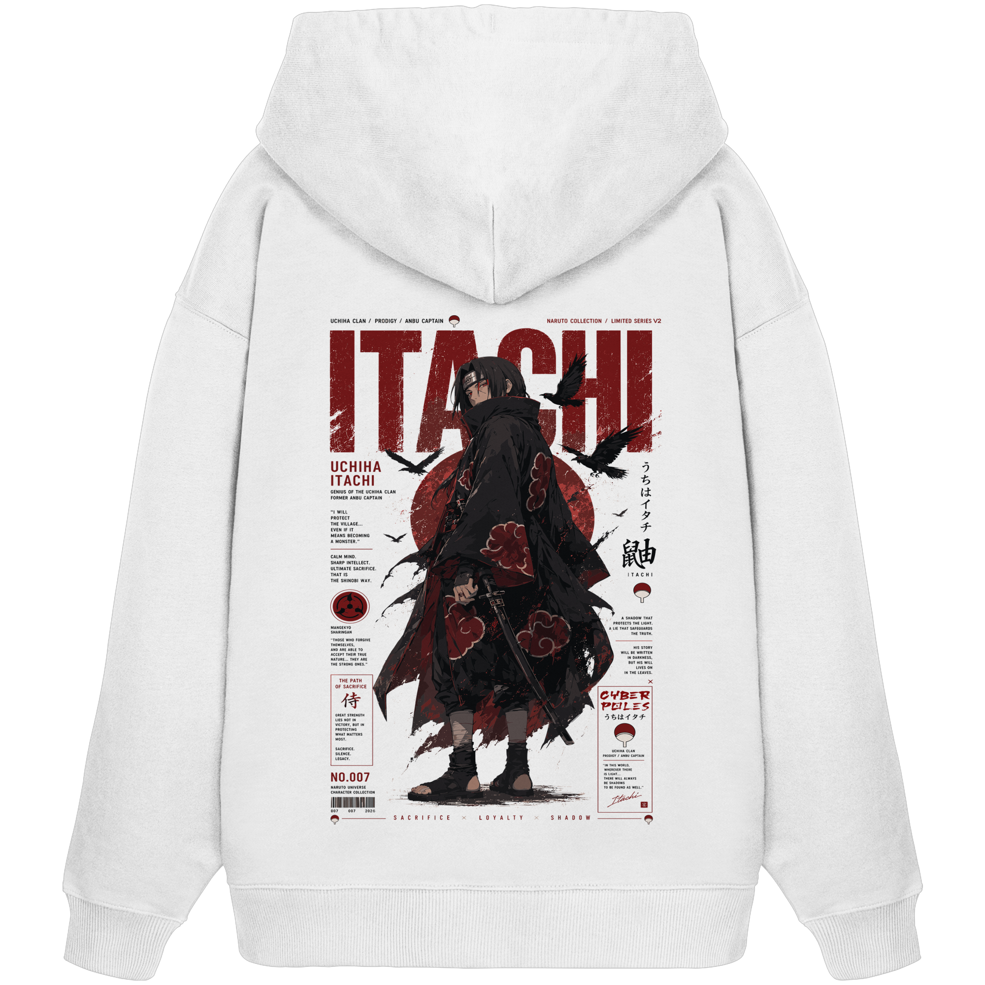 Itachi X Naruto Collection V2 - Organic Oversize Hoodie