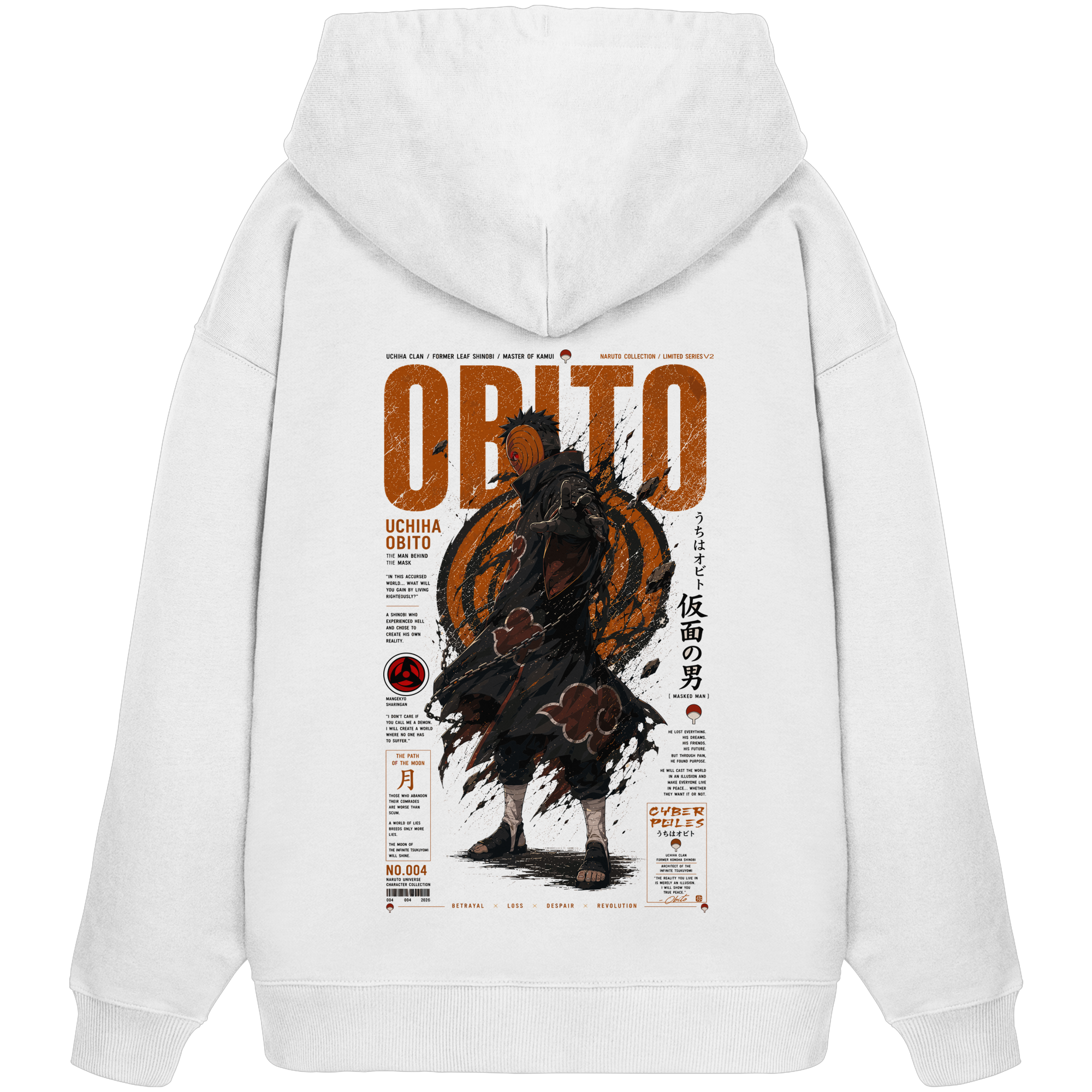 Obito X Naruto Collection V2 - Organic Oversize Hoodie