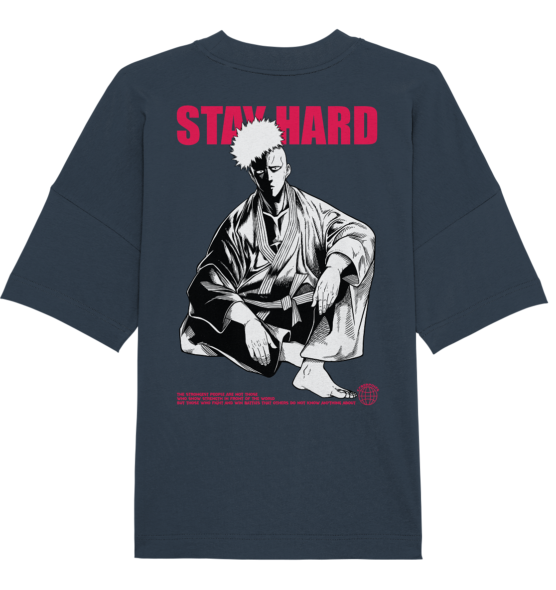 Saitama X Stay Hard - Organic Oversize Shirt