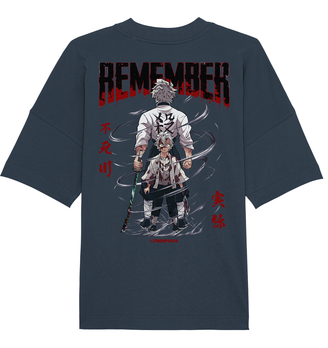 Sanemi X Remember - Organic Oversize Shirt