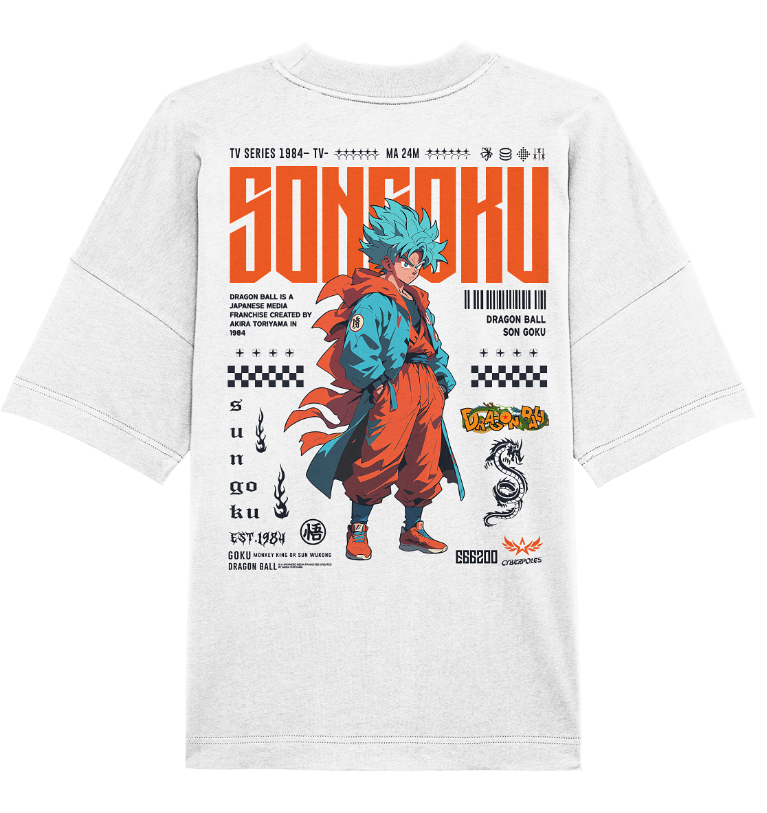 Goku X Sun Wukong - Organic Oversize Shirt