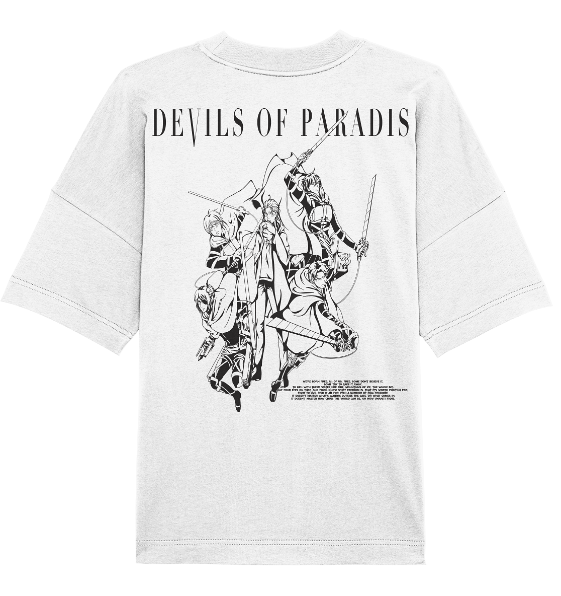 Devils of Paradis  - Organic Oversize Shirt