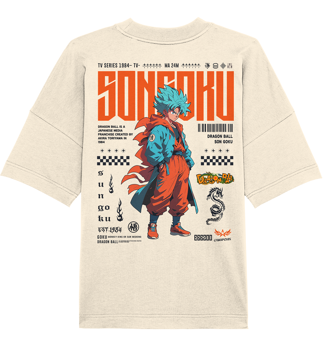 Goku X Sun Wukong - Organic Oversize Shirt