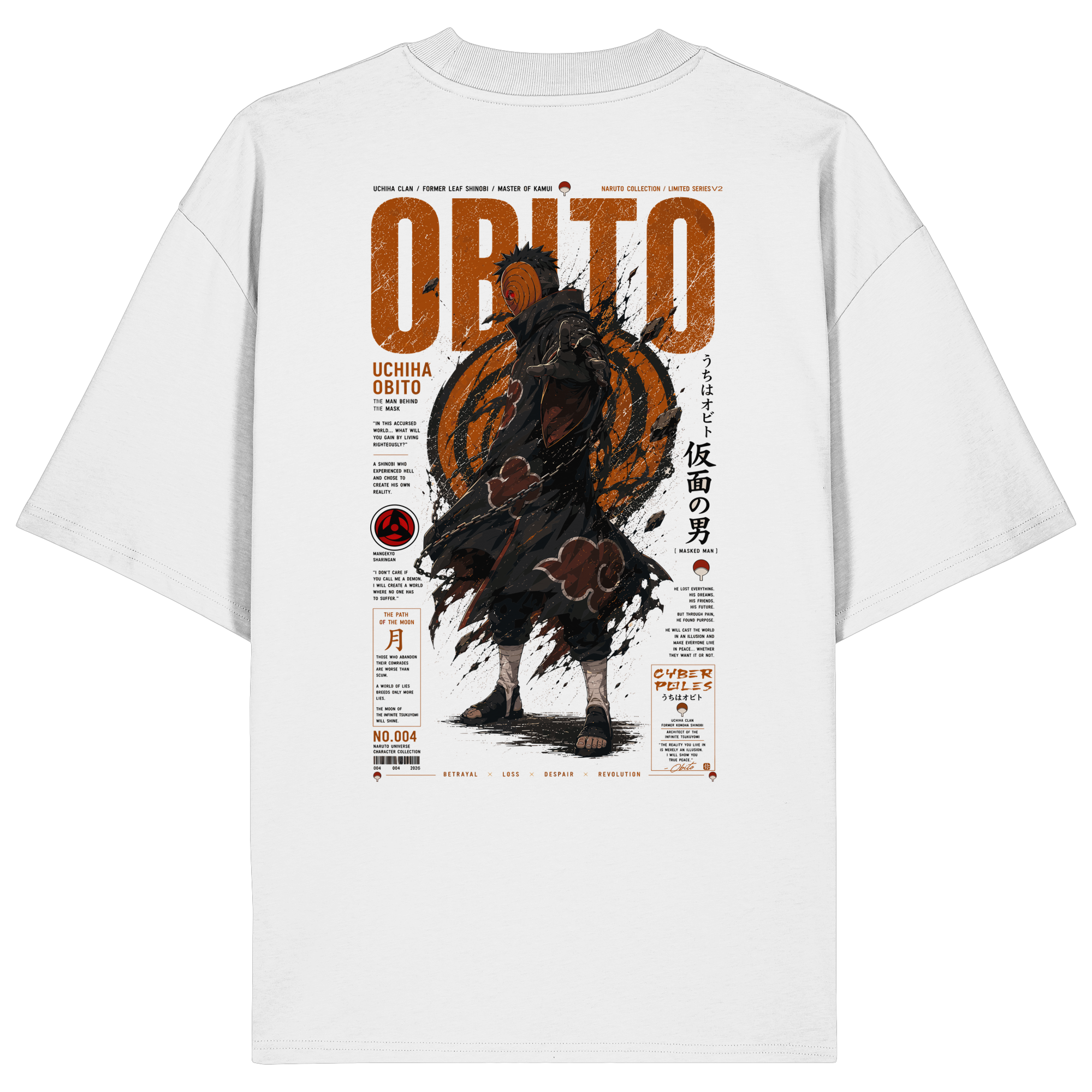 Obito X Naruto Collection V2 - Organic Oversize Shirt