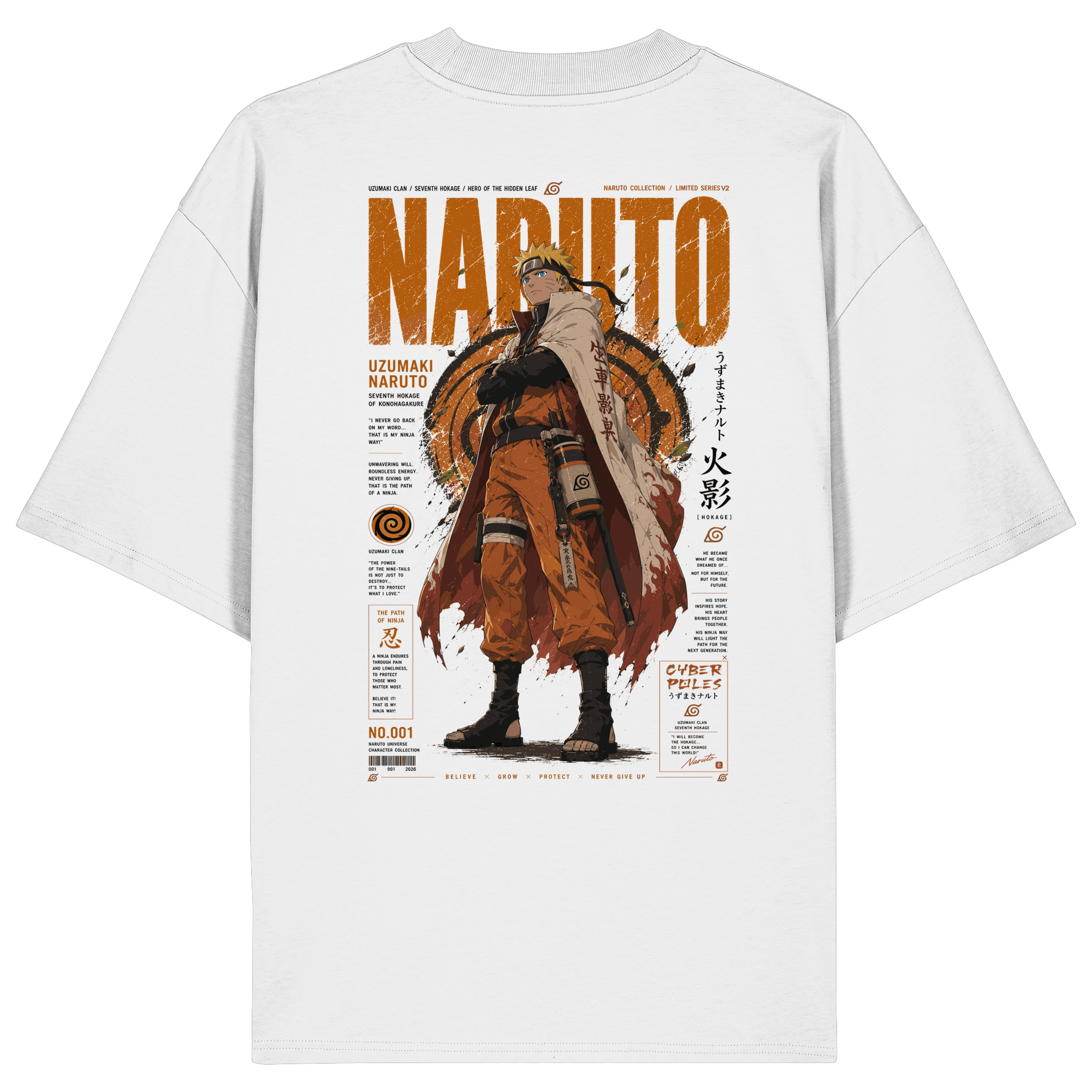 Naruto X Naruto Collection V2 - Organic Oversize Shirt