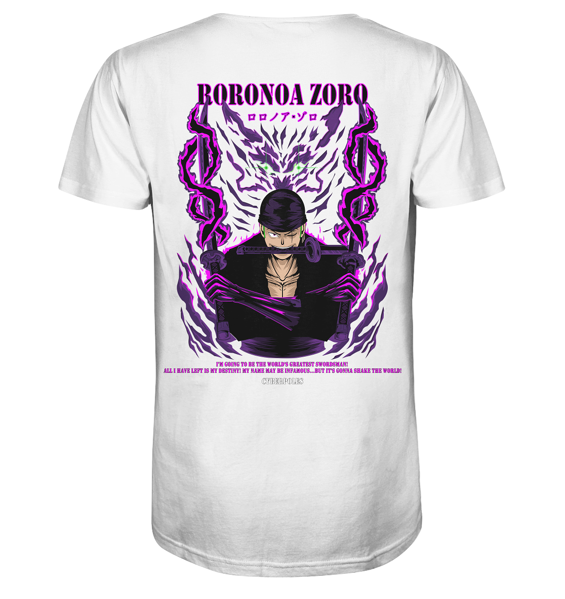 Zoro X Swordsman - Organic Shirt