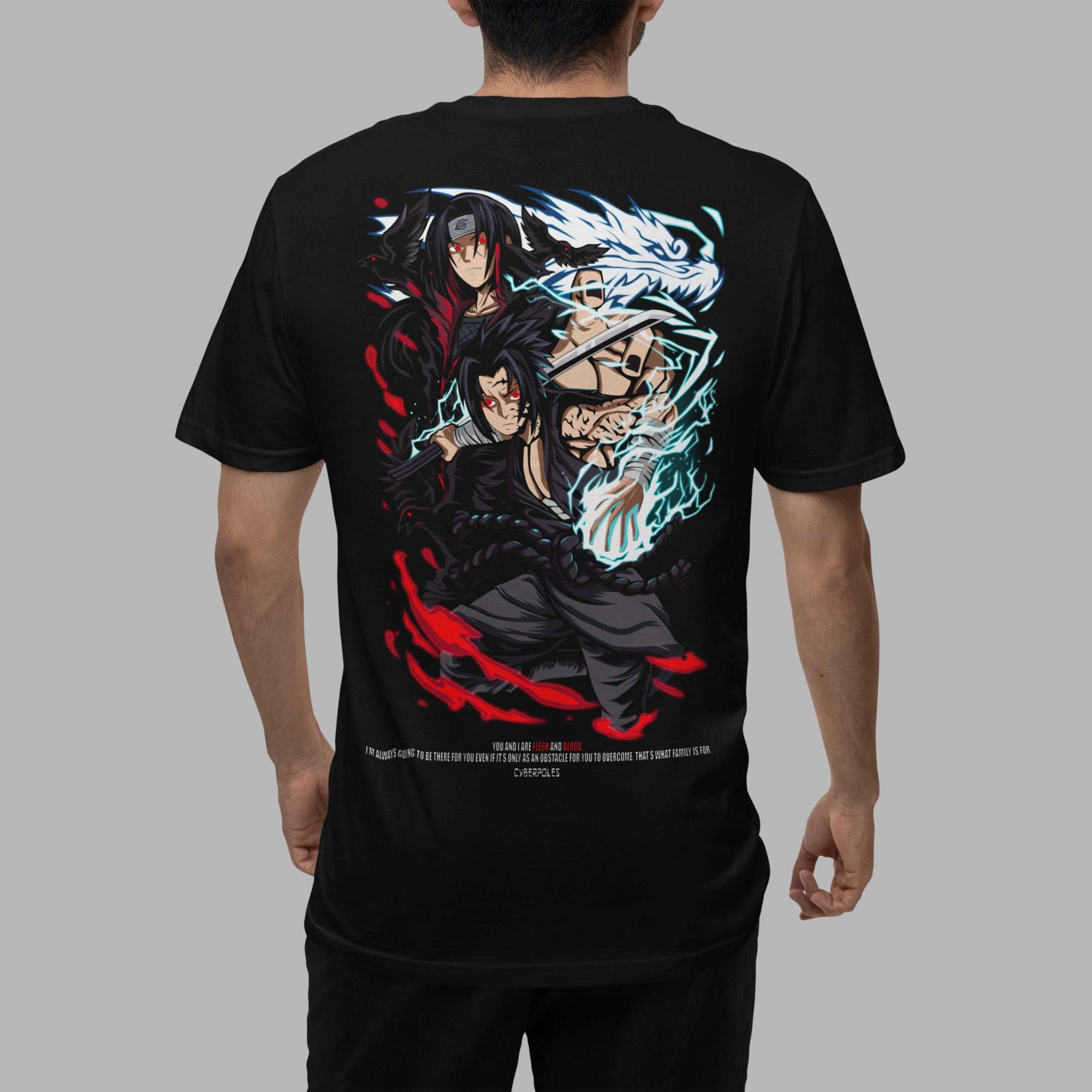 Uchiha X Brotherhood - Organic Oversize Shirt