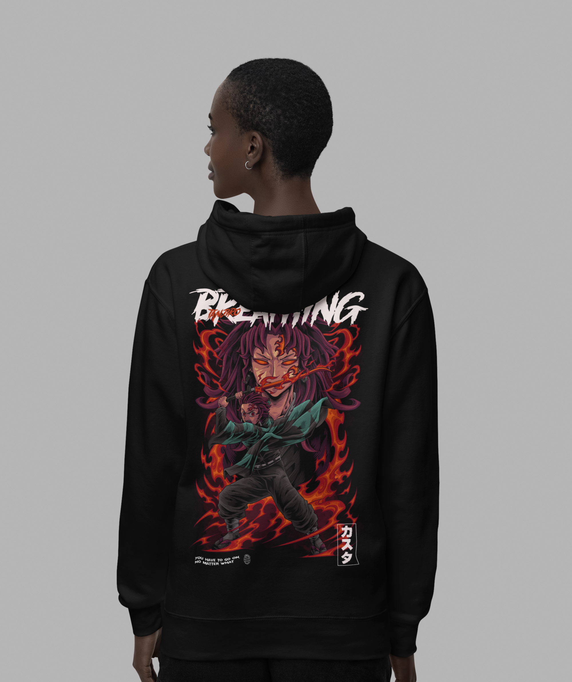 Tanjiro X Breathing - Organic Basic Hoodie